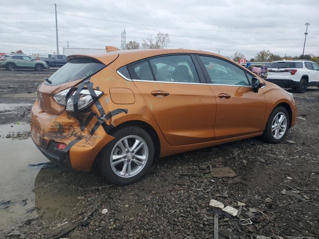 3G1BE6SM8HS607211 - 2017 CHEVROLET CRUZE LT ORANGE photo 3