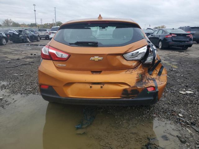 3G1BE6SM8HS607211 - 2017 CHEVROLET CRUZE LT ORANGE photo 6