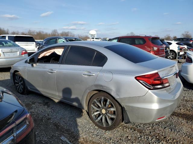 19XFB2F99FE222753 - 2015 HONDA CIVIC EXL ვერცხლისფერი ფოტო 2