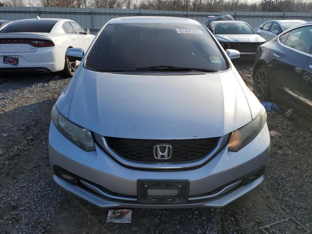 19XFB2F99FE222753 - 2015 HONDA CIVIC EXL ვერცხლისფერი ფოტო 5