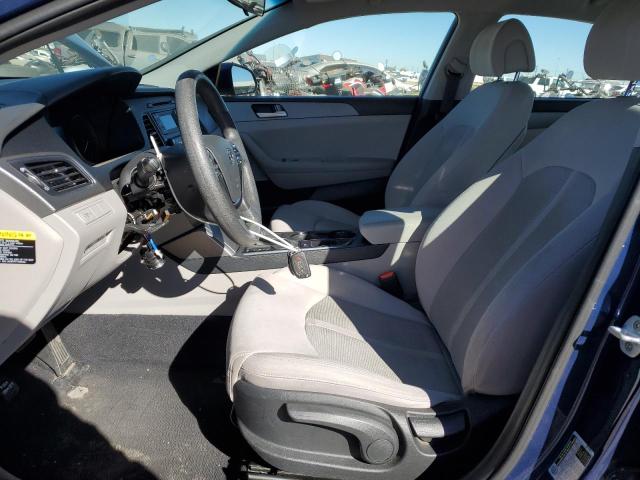 5NPE24AFXHH442714 - 2017 HYUNDAI SONATA SE 蓝色 照片 7