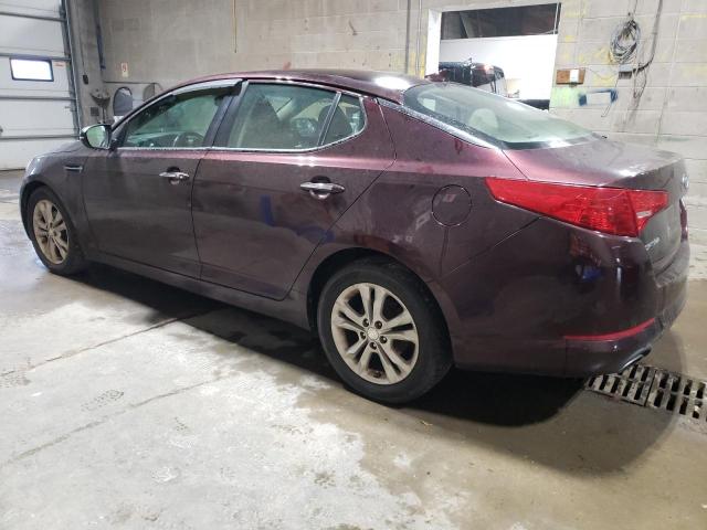 5XXGN4A71CG089731 - 2012 KIA OPTIMA EX BURGUNDY photo 2