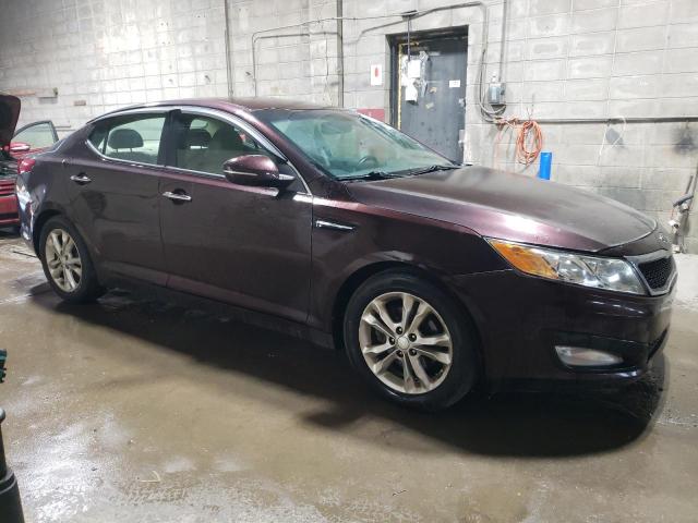 5XXGN4A71CG089731 - 2012 KIA OPTIMA EX BURGUNDY photo 4