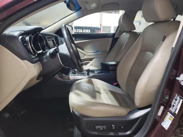 5XXGN4A71CG089731 - 2012 KIA OPTIMA EX BURGUNDY photo 7