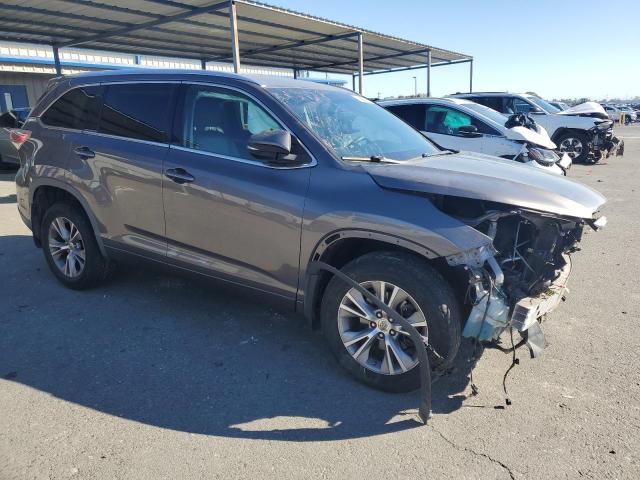 5TDJKRFH4ES059251 - 2014 TOYOTA HIGHLANDER XLE GRAY photo 4