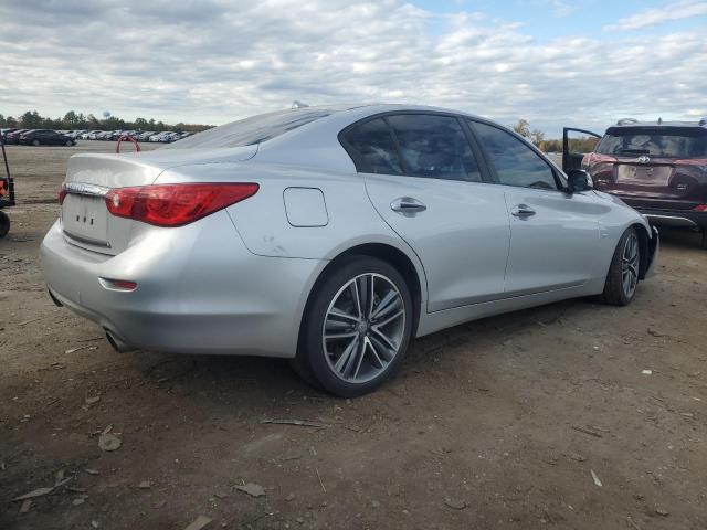 JN1BV7AR8EM702053 - 2014 INFINITI Q50 BASE SILVER photo 3