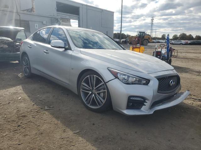 JN1BV7AR8EM702053 - 2014 INFINITI Q50 BASE SILVER photo 4