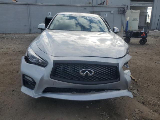 JN1BV7AR8EM702053 - 2014 INFINITI Q50 BASE SILVER photo 5