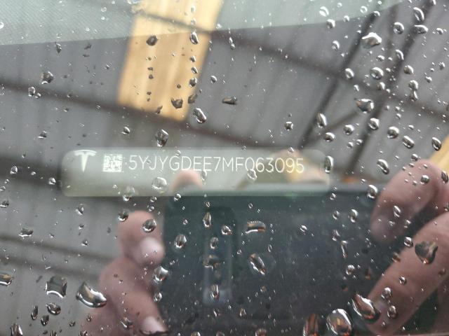 5YJYGDEE7MF063095 - 2021 TESLA MODEL Y GRAY photo 12