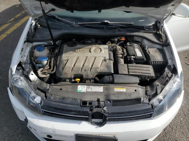 3VWML7AJ3EM626281 - 2014 VOLKSWAGEN JETTA TDI WHITE photo 11