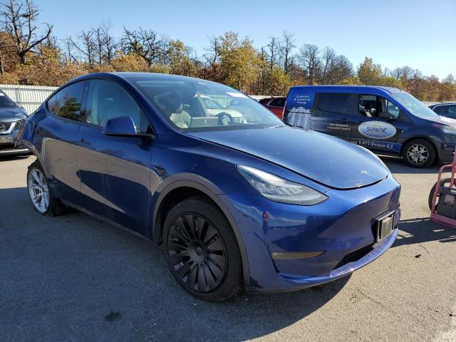 5YJYGDEE0MF114291 - 2021 TESLA MODEL Y BLUE photo 4