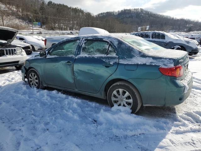 2T1BU4EE7AC381121 - 2010 TOYOTA COROLLA BASE GREEN photo 2
