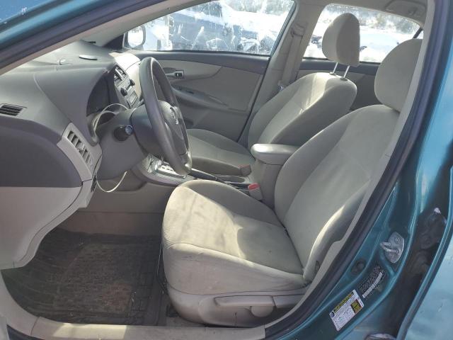 2T1BU4EE7AC381121 - 2010 TOYOTA COROLLA BASE GREEN photo 7