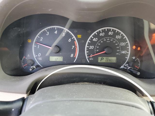 2T1BU4EE7AC381121 - 2010 TOYOTA COROLLA BASE GREEN photo 9