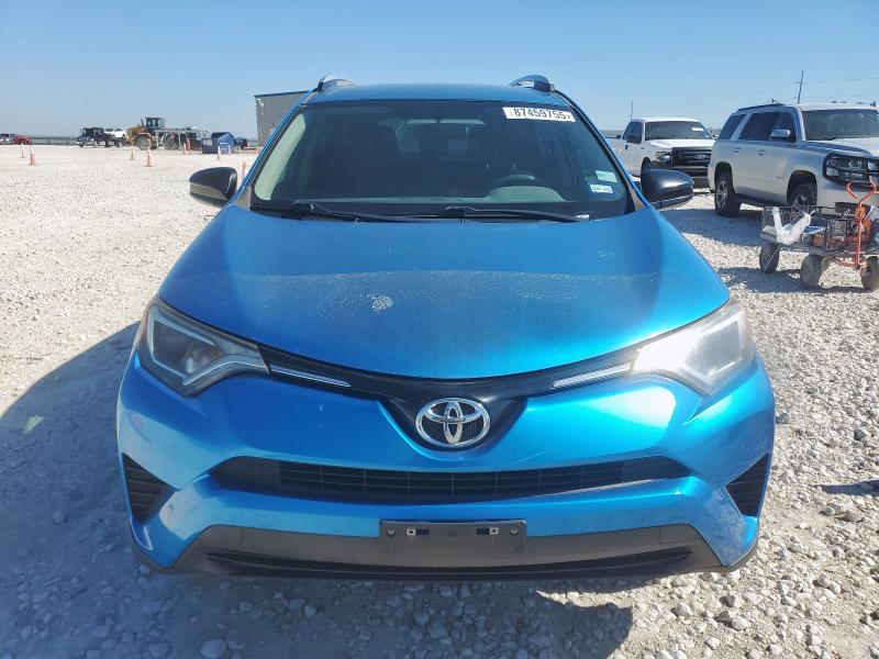 2T3ZFREV2GW306072 - 2016 TOYOTA RAV4 LE BLUE photo 5