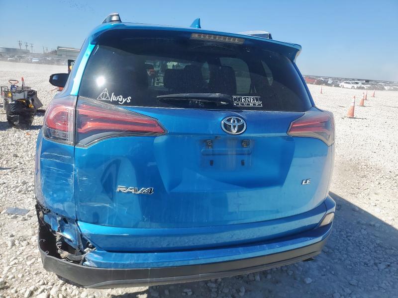 2T3ZFREV2GW306072 - 2016 TOYOTA RAV4 LE BLUE photo 6