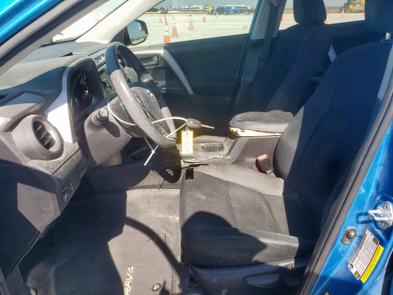 2T3ZFREV2GW306072 - 2016 TOYOTA RAV4 LE BLUE photo 7