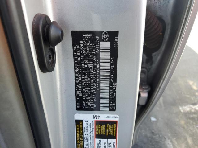 4T4BF3EK4BR090544 - 2011 TOYOTA CAMRY BASE Silber Foto 13