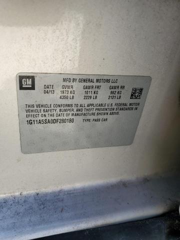 1G11A5SA0DF280180 - 2013 CHEVROLET MALIBU LS SILVER photo 12