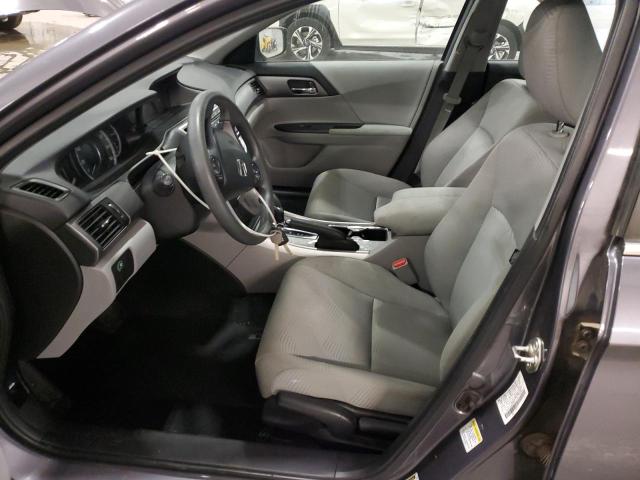 1HGCR2F38FA121654 - 2015 HONDA ACCORD LX GRAY photo 7