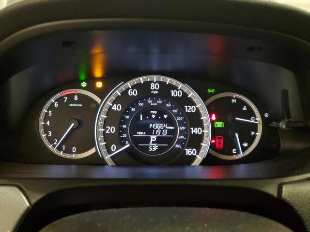 1HGCR2F38FA121654 - 2015 HONDA ACCORD LX GRAY photo 9