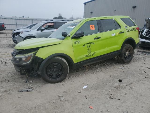 1FM5K8AR4JGC42998 - 2018 FORD EXPLORER POLICE INTERCEPTOR 绿色 照片 1