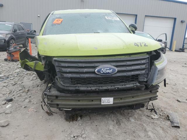 1FM5K8AR4JGC42998 - 2018 FORD EXPLORER POLICE INTERCEPTOR 绿色 照片 5