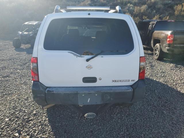 5N1ED28T11C502032 - 2001 NISSAN XTERRA XE WHITE photo 6