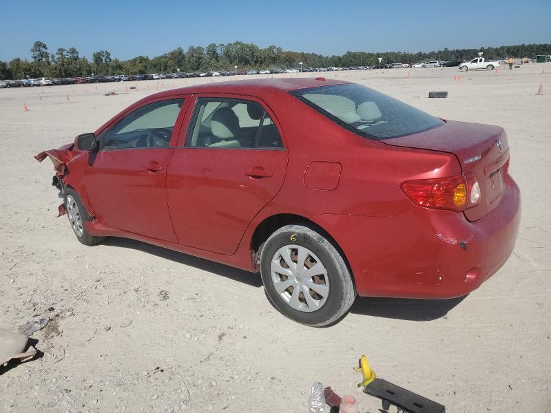 1NXBU40E19Z145159 - 2009 TOYOTA COROLLA BASE RED photo 2