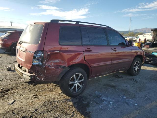 JTEDD21A160142502 - 2006 TOYOTA HIGHLANDER أحمر صورة 3