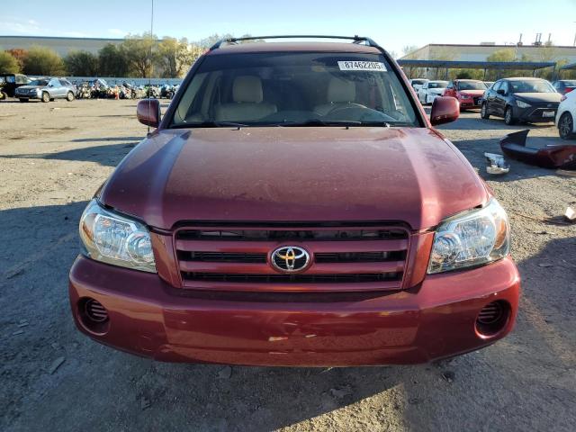 JTEDD21A160142502 - 2006 TOYOTA HIGHLANDER أحمر صورة 5