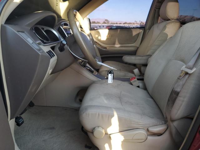 JTEDD21A160142502 - 2006 TOYOTA HIGHLANDER أحمر صورة 7