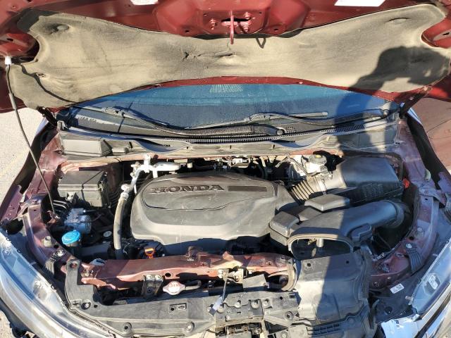 5FNRL6H77MB023883 - 2021 HONDA ODYSSEY EXL BURGUNDY photo 12