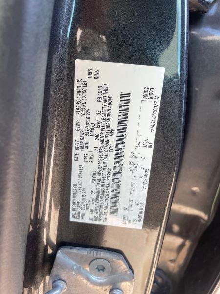 5LMCJ3C9XHUL70262 - 2017 LINCOLN MKC RESERVE CHARCOAL photo 10