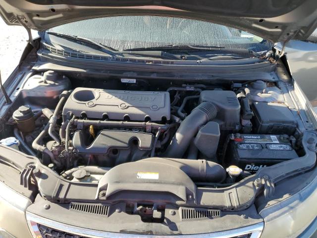 KNAFU5A21B5398933 - 2011 KIA FORTE EX SILVER photo 11