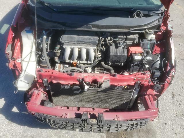 JHMGE8H33DC052013 - 2013 HONDA FIT RED photo 11