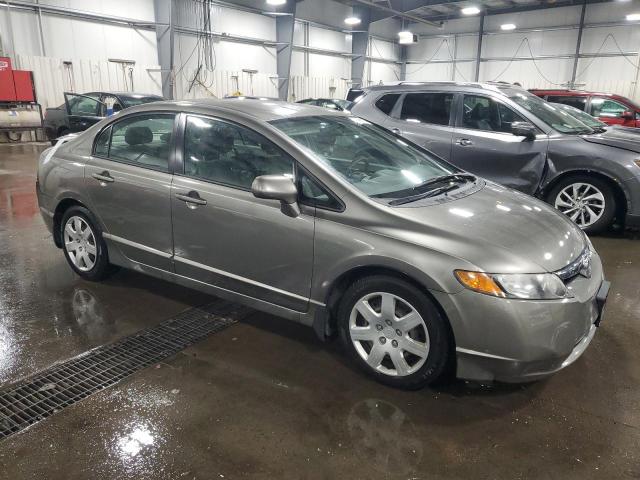2HGFA15528H514345 - 2008 HONDA CIVIC LX GRAY photo 4