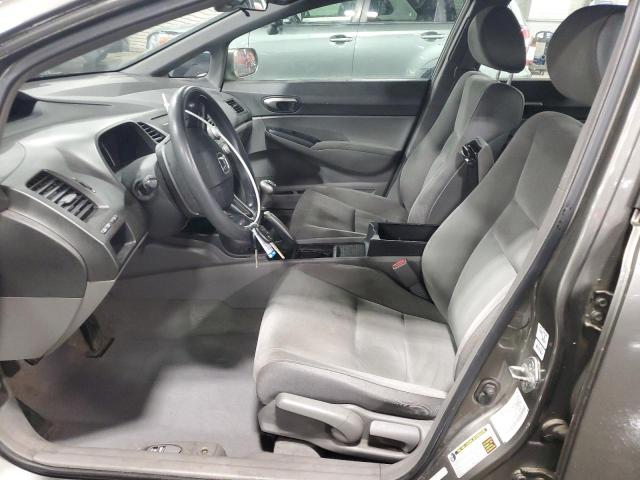 2HGFA15528H514345 - 2008 HONDA CIVIC LX GRAY photo 7