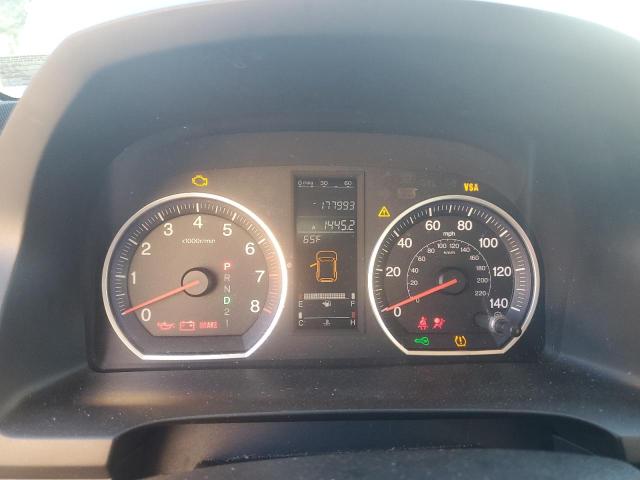 JHLRE48778C047637 - 2008 HONDA CR-V EXL SILVER photo 9