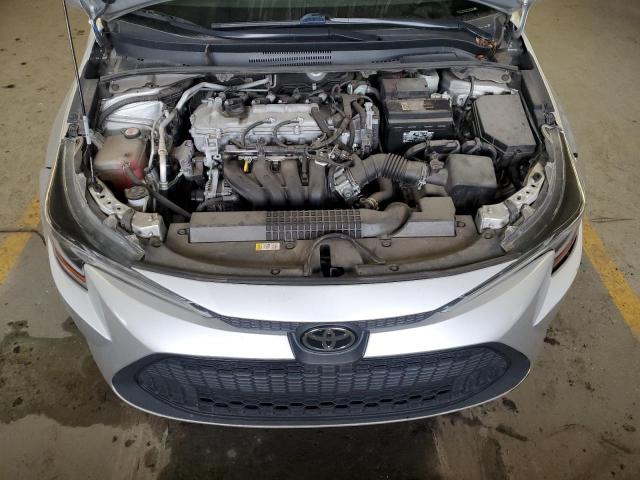 5YFEPMAE6MP198162 - 2021 TOYOTA COROLLA LE SILVER photo 11