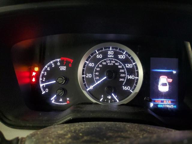 5YFEPMAE6MP198162 - 2021 TOYOTA COROLLA LE SILVER photo 9