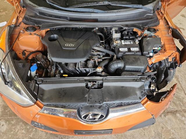 KMHTC6AD7DU085258 - 2013 HYUNDAI VELOSTER ORANGE photo 11