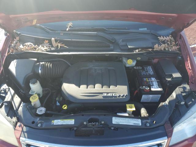 2C4RC1CG7CR273718 - 2012 CHRYSLER TOWN & COU TOURING L RED photo 12