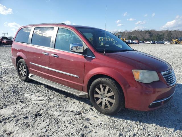 2C4RC1CG7CR273718 - 2012 CHRYSLER TOWN & COU TOURING L RED photo 4
