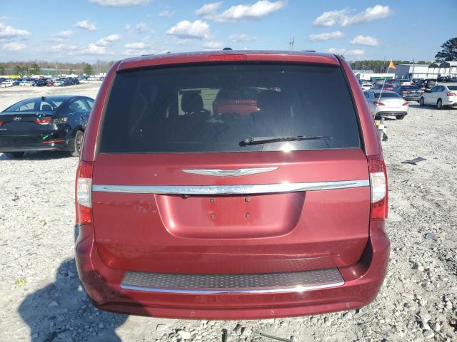 2C4RC1CG7CR273718 - 2012 CHRYSLER TOWN & COU TOURING L RED photo 6