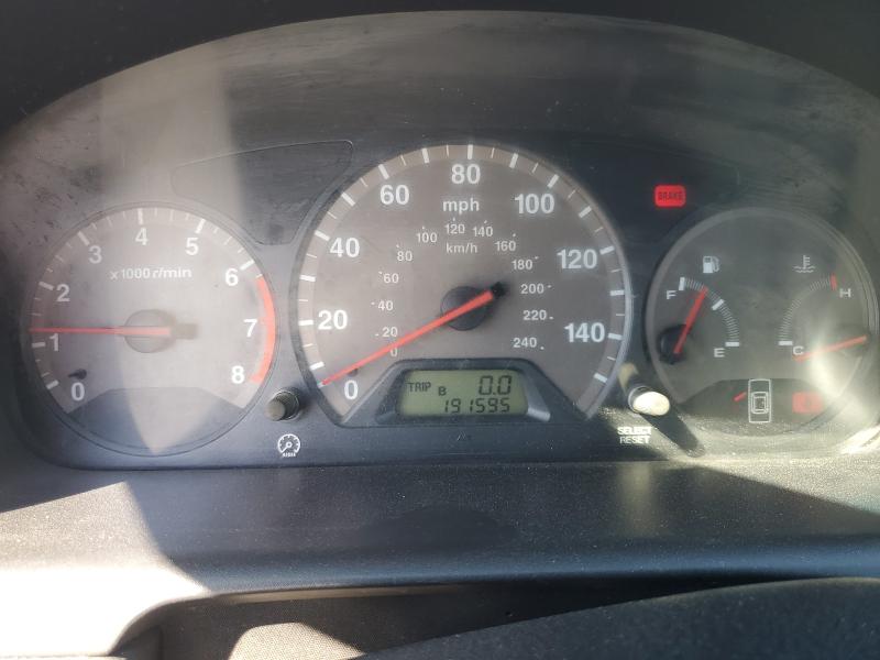 1HGCG31512A004626 - 2002 HONDA ACCORD EX BLACK photo 9