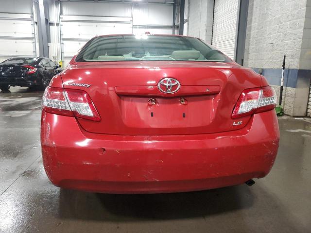 4T1BF3EK1BU608944 - 2011 TOYOTA CAMRY BASE Rouge photo 6