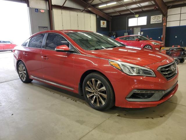 5NPE34AF4HH552655 - 2017 HYUNDAI SONATA SPORT RED photo 4