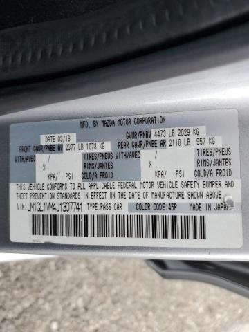 JM1GL1VM4J1307741 - 2018 MAZDA 6 TOURING Gümüş foto 13