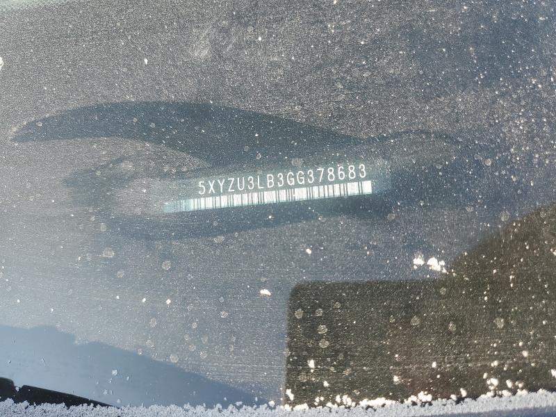 5XYZU3LB3GG378683 - 2016 HYUNDAI SANTA FE S WHITE photo 13